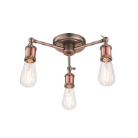 76124 Plafon Hal 3  semi flush Endon - MEGA rabaty w koszyku %