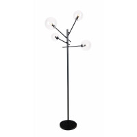 LOLLIPOP F0051 LAMPA STOJĄCA CZARNA  Maxlight