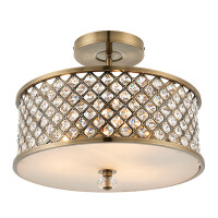 70558 Plafon Hudson 3  semi flush Endon - MEGA rabaty w koszyku %