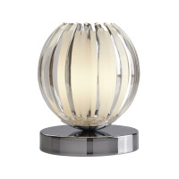 EU1811CL Claw Touch Lampa stołowa - Clear Acrylic, Frosted szkło, Chrome Searchlight