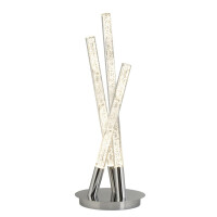 EU3473-3CC Bubbles 3Lt LED Lampa stołowa - Chrome &amp; Bubble Acrylic Searchlight