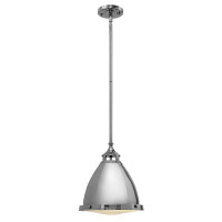 HK-AMELIA-P-M-PN lampa wisząca Amelia 1 Light Medium – polerowany nikiel Elstead - Mega RABATY w koszyku %