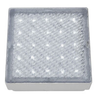 9913WH Walkover LED Recessed 15cm Walkover - Clear &amp; biały Searchlight