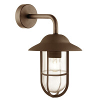 3291RUS Toronto zewnętrzny Kinkiet - Rust brązowy Metal &amp; Clear szkło Searchlight