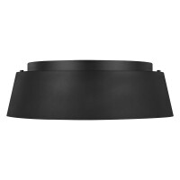 FE-ASHER-3F-MB Jasna lampa podtynkowa Asher 3 – nocna czerń Elstead - Mega RABATY w koszyku %