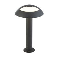 7264-450 Mushroom LED Słupek ogrodowy - Dark Grey &amp; Opal Diffuser, IP44 Searchlight