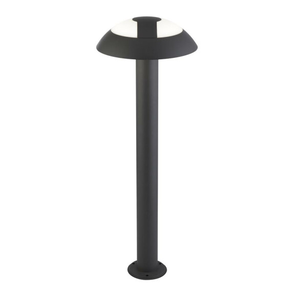 7264-730 Mushroom LED Słupek ogrodowy - Dark Grey &amp; Opal Diffuser, IP44 Searchlight