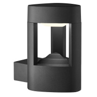 2005GY Michigan LED zewnętrzny Kinkiet - Dark Grey Aluminium, IP44 Searchlight