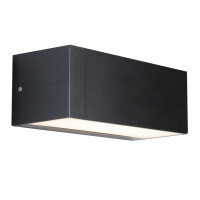 8735GY Coastal zewnętrzny LED Kinkiet - Polypropylene &amp; Opal Searchlight