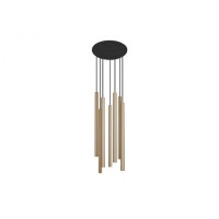 8921 LAMPA SUFITOWA LASER brass VII Nowodvorski