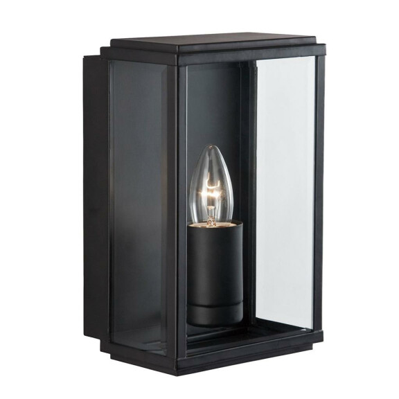 8204BK Box zewnętrzny Wall & Porch Light - czarny Metal & szkło Searchlight
