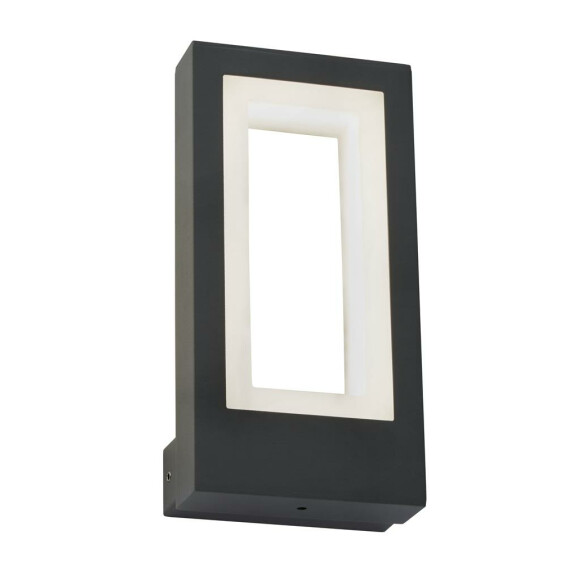 2143GY Berlin zewnętrzny Kinkiet - Dark Grey, Frosted Diffuser,IP44 Searchlight
