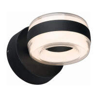 9117 Lampa zewnętrzna DONUT LED II black--rabaty 15% w koszyku