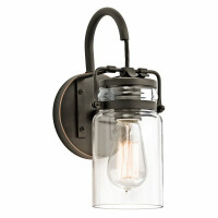 KL-BRINLEY1-OZ Lampa ścienna Brinley 1 Light – Olde Bronze Elstead - Mega RABATY w koszyku %