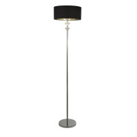 EU7650CC Ontario Lampa podłogowa - Chrome &amp; czarny Shade Searchlight