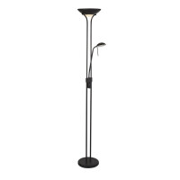 EU5430BK Mother &amp; Child LED Lampa podłogowa - Matt czarny Metal Searchlight