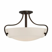 QZ-CHANTILLY-SF3 Chantilly 3 Light Semi-Flush Light Elstead - Mega RABATY w koszyku %