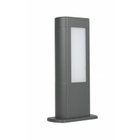 Evo GL15401 Lampa stojąca słupek ciemny popiel SU-MA - Mega RABATY W KOSZYKU %