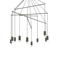 158860 Lampa wisząca pop sp10 black Ideal Lux od ręki