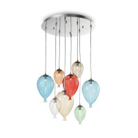 100944 Lampa wisząca clown sp8 multicolor Ideal Lux od ręki