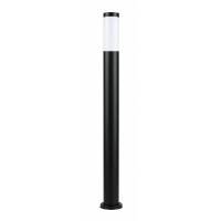 Inox Black ST022-1100 Lampa stojąca słupek czarny SU-MA - Mega RABATY W KOSZYKU %