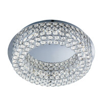 4291-54CC Vesta LED Ceiling Flush -Chrome with Clear kryształ Buttons Searchlight