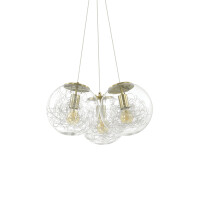 175973 Lampa wisząca mapa sat sp3 brass Ideal Lux - Mega RABATY w koszyku %