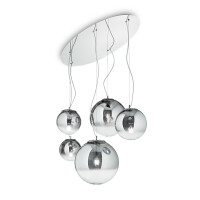 140759 Lampa wisząca mapa sp5 fade chrome Ideal Lux - Mega RABATY w koszyku %