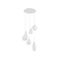 087818 Lampa wisząca soft sp6 white Ideal Lux - Mega RABATY w koszyku %