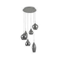 111841 Lampa wisząca soft sp6 smoky grey Ideal Lux - Mega RABATY w koszyku %