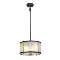 DL-CORONA-2P-BAB Lampa wisząca Corona 2 Light – Muzeum Brąz Elstead - Mega RABATY w koszyku %