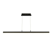 96381-1BK Tribeca LED  Bar Lampa wisząca Lampa sufitowa - czarny Metal &amp; Opal Searchlight