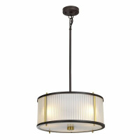 DL-CORONA-3P-BAB lampa wisząca Corona 3 Light – Muzeum Brąz Elstead - Mega RABATY w koszyku %