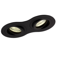 Signal II H0087 oprawa podtynkowa czarna Maxlight