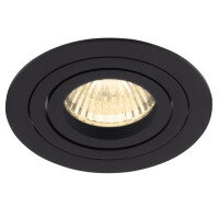 Signal I H0086 oprawa podtynkowa czarna Maxlight