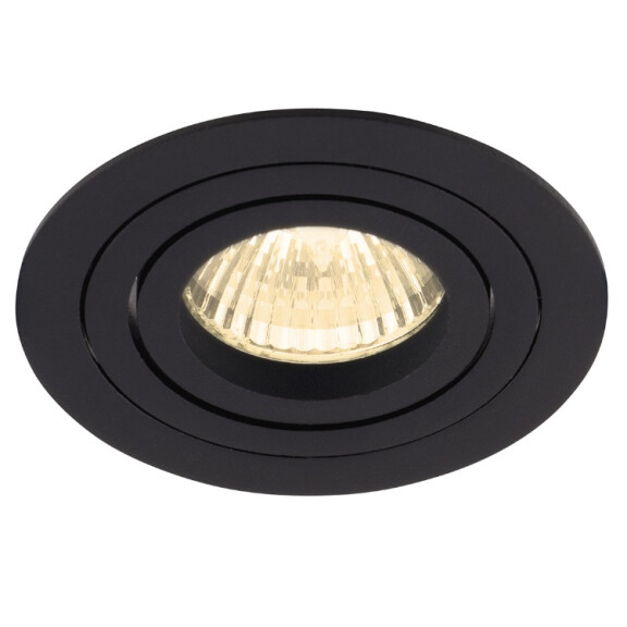 Signal I H0086 oprawa podtynkowa czarna Maxlight