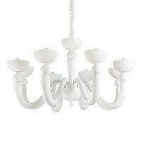 094007 Lampa wisząca bon bon sp8 white Ideal Lux - Mega RABATY w koszyku %