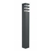 RADO 1 DG Lampa stojąca słupek ciemny popiel SU-MA - Mega RABATY W KOSZYKU %