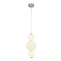 51022-3CC Snowball 3Lt Lampa wisząca - Chrome &amp; szkło opal Shade Searchlight