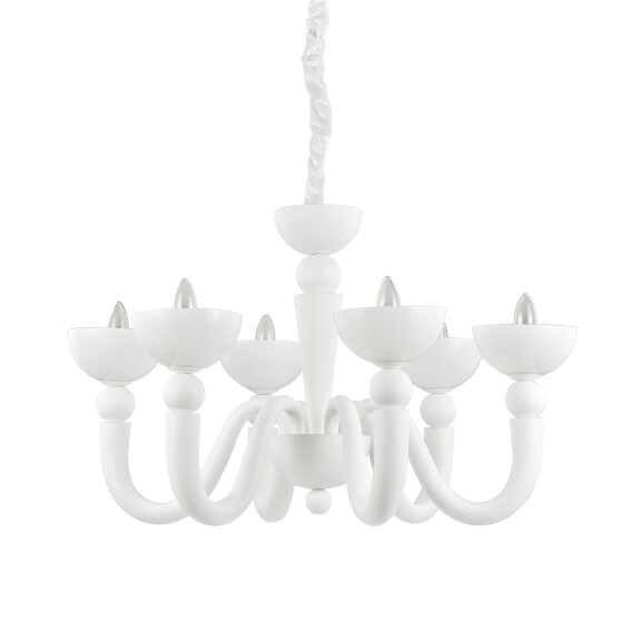093994 Lampa wisząca bon bon sp6 white Ideal Lux - Mega RABATY w koszyku %
