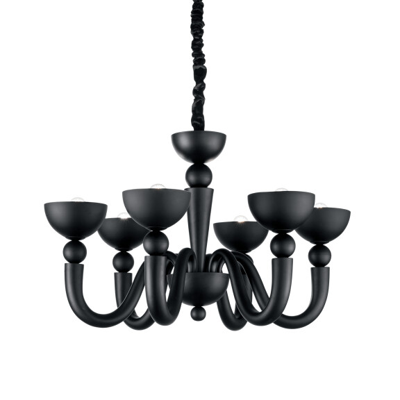 140339 Lampa wisząca bon bon sp6 black Ideal Lux - Mega RABATY w koszyku %