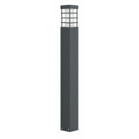 RADO II 1 DG Lampa stojąca słupek ciemny popiel SU-MA - Mega RABATY W KOSZYKU %