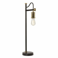 DOUILLE-TL-BPB Lampa stołowa Douille 1 – czarny/polerowany mosiądz Elstead - Mega RABATY w koszyku %
