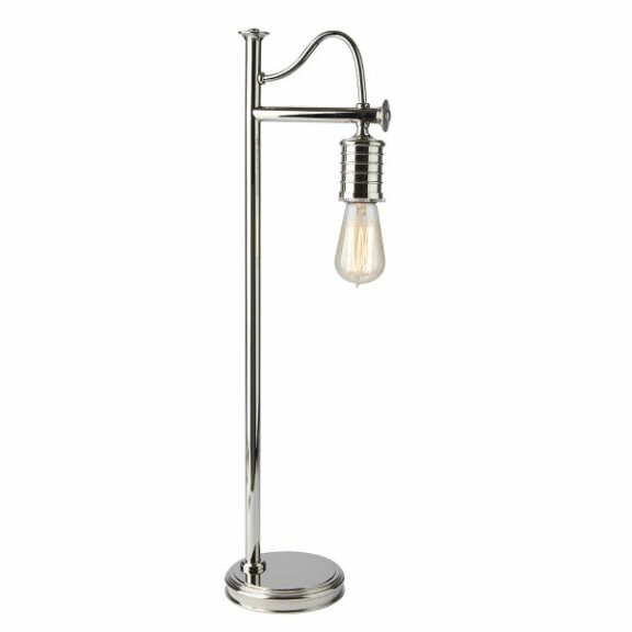 DOUILLE-TL-PN Lampa stołowa Douille 1 – polerowany nikiel Elstead - Mega RABATY w koszyku %