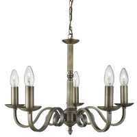 1505-5AB Richmond 5Lt Lampa wisząca - antyczny mosiądz Searchlight