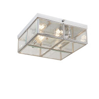 6769-26CC Pisa 2LT Flush -Chrome with Clear Bevelled szkło Searchlight