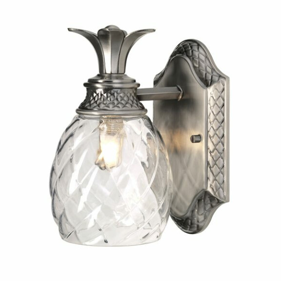 HK-PLANT-BATH-PL Lampa ścienna Plantation 1 Light – polerowany antyczny nikiel Elstead - Mega RABATY w koszyku %