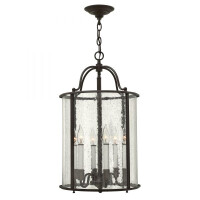 HK-GENTRY-P-L-OB Gentry 6 Light Large Pendant – Olde Bronze Elstead - Mega RABATY w koszyku %