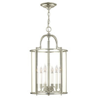 HK-GENTRY-P-L-PN Gentry 6 Light duży lampa wisząca – polerowany nikiel Elstead - Mega RABATY w koszyku %