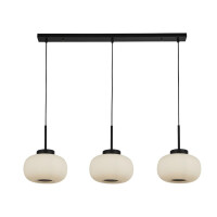 10271-3BK Lumina 3Lt Bar Lampa wisząca - czarny Metal &amp; Frosted szkło Searchlight